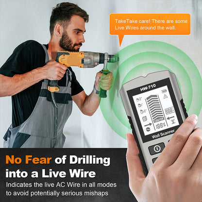 🔥💯Multifunksjonell håndholdt metall- og veggdetektor
